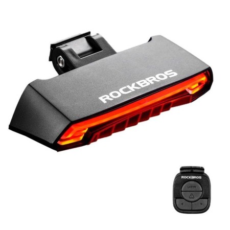 Stop pentru Bicicleta 2000mAh, 80lm - RockBros (LKWD-R1) - Black