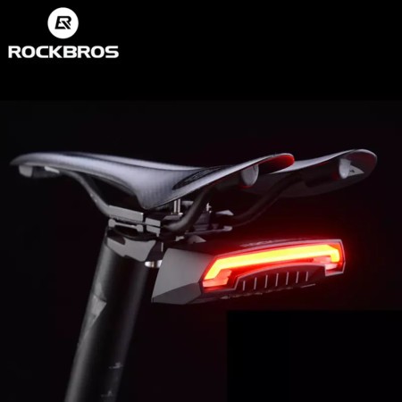 Stop pentru Bicicleta 2000mAh, 80lm - RockBros (LKWD-R1) - Black