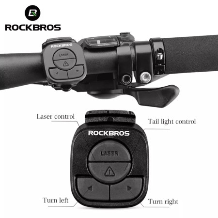 Stop pentru Bicicleta 2000mAh, 80lm - RockBros (LKWD-R1) - Black