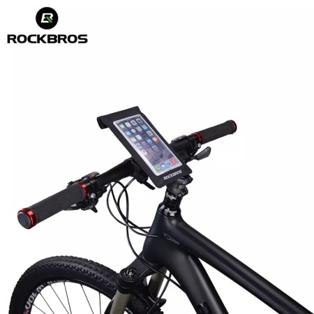 Husa Telefon max 6 inci pentru Bicicleta - RockBros (AS-009BK) - Black