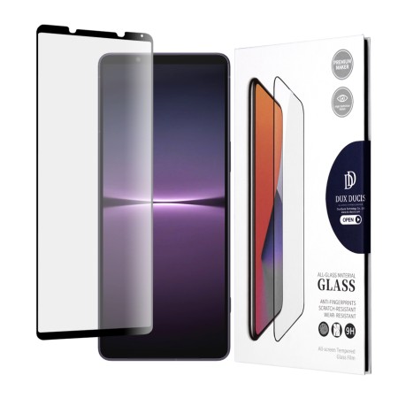 Folie pentru Sony Xperia 1 IV - Dux Ducis Tempered Glass - Black