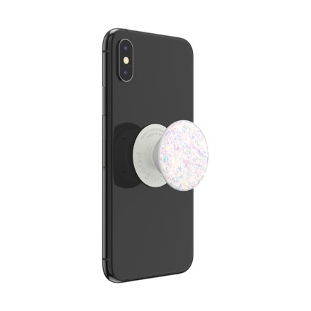 Suport pentru telefon - Popsockets PopGrip - Iridescent Confetti White