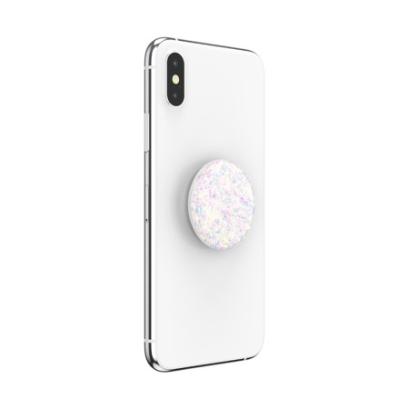 Suport pentru telefon - Popsockets PopGrip - Iridescent Confetti White