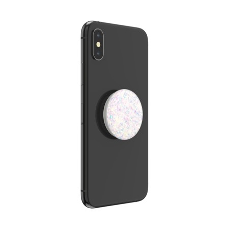 Suport pentru telefon - Popsockets PopGrip - Iridescent Confetti White