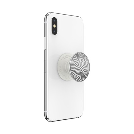 Suport pentru telefon - Popsockets PopGrip - Terrain Wave metalic