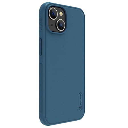 Husa pentru iPhone 14 - Nillkin Super Frosted Shield Pro - Blue