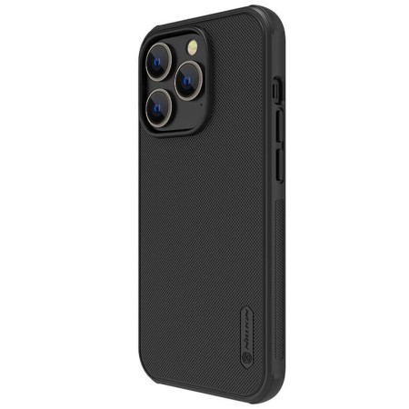 Husa pentru iPhone 14 Pro - Nillkin Super Frosted Shield Pro - Black