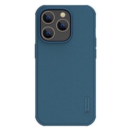 Husa pentru iPhone 14 Pro - Nillkin Super Frosted Shield Pro - Blue