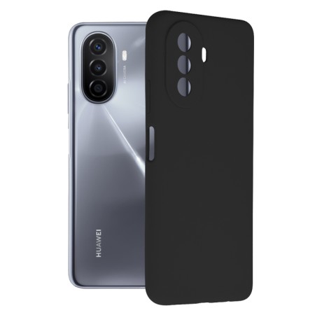 Husa pentru Huawei nova Y70 - Techsuit Soft Edge Silicone - Black