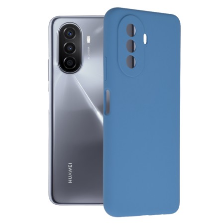 Husa pentru Huawei nova Y70 - Techsuit Soft Edge Silicone - Denim Blue