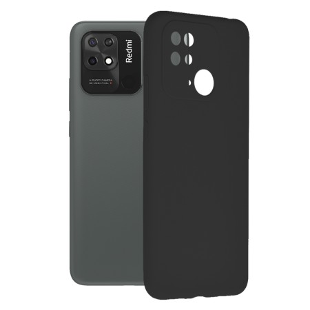 Husa pentru Xiaomi Redmi 10C - Techsuit Soft Edge Silicone - Black