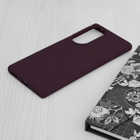 Husa pentru Honor 70 - Techsuit Soft Edge Silicone - Plum Violet