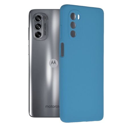 Husa pentru Motorola Moto G62 5G - Techsuit Soft Edge Silicone - Denim Blue