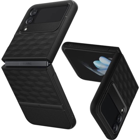 Husa pentru Samsung Galaxy Z Flip4 - Spigen Caseology Parallax - Matte Black