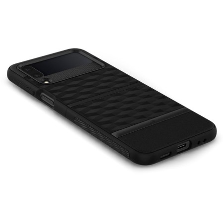 Husa pentru Samsung Galaxy Z Flip4 - Spigen Caseology Parallax - Matte Black