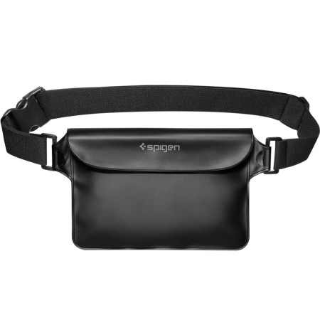 Husa + geanta subacvatica - Spigen Waist Bag and Waterproof Case A621 - Black