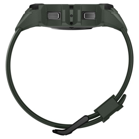 Husa pentru Samsung Galaxy Watch 4/5 (44mm) + Curea - Spigen Rugged Armor Pro - Military Green