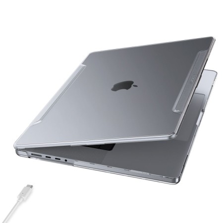 Carcasa pentru Macbook Pro 14" (2021 / 2022 / 2023) - Spigen Thin Fit - Crystal Clear