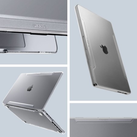 Carcasa pentru Macbook Pro 14" (2021 / 2022 / 2023) - Spigen Thin Fit - Crystal Clear