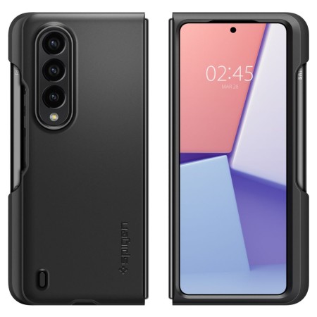 Husa pentru Samsung Galaxy Z Fold4 - Spigen Thin Fit P - Black