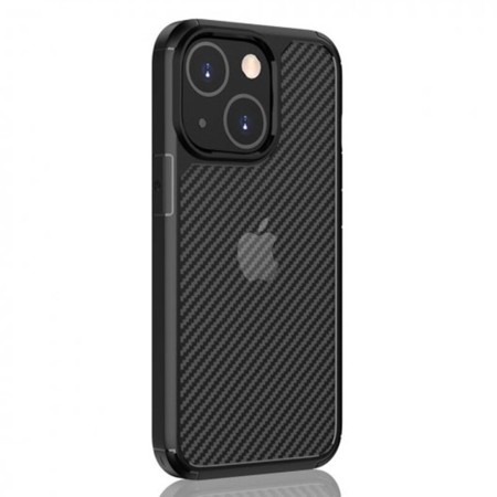 Husa pentru iPhone 14 Plus - Techsuit Carbon Fuse - Black