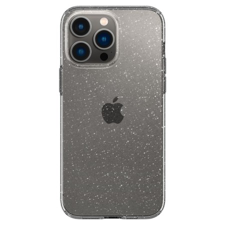 Husa pentru iPhone 14 Pro - Spigen Liquid Crystal Glitter - Crystal Quartz