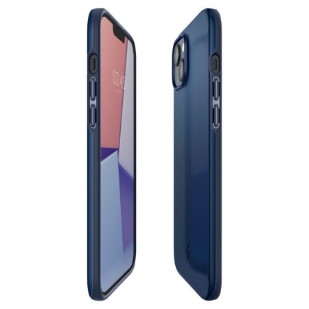 Husa pentru iPhone 14 - Spigen Thin Fit - Navy Blue