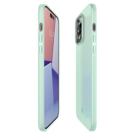 Husa pentru iPhone 14 Pro - Spigen Thin Fit - Apple Mint