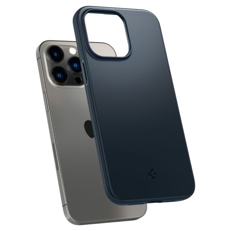 Husa pentru iPhone 14 Pro Max - Spigen Thin Fit - Metal Slate