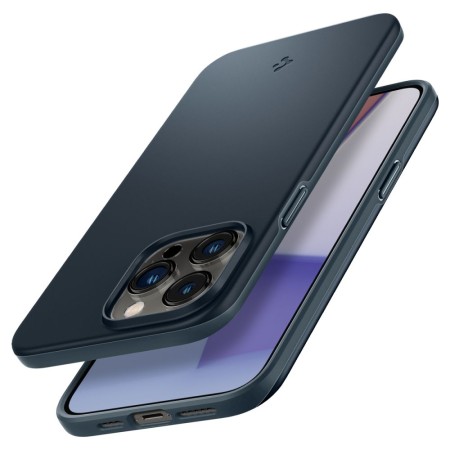 Husa pentru iPhone 14 Pro Max - Spigen Thin Fit - Metal Slate