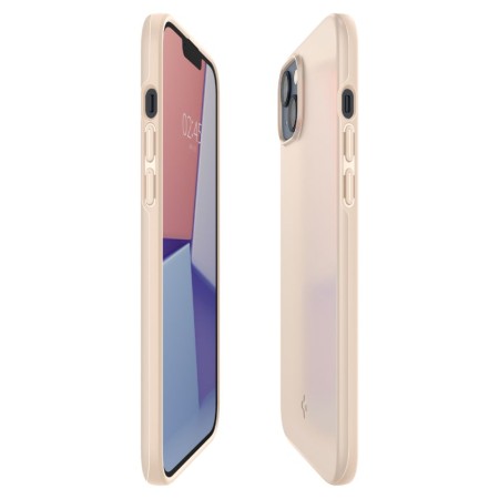 Husa pentru iPhone 14 - Spigen Thin Fit - Sand Beige