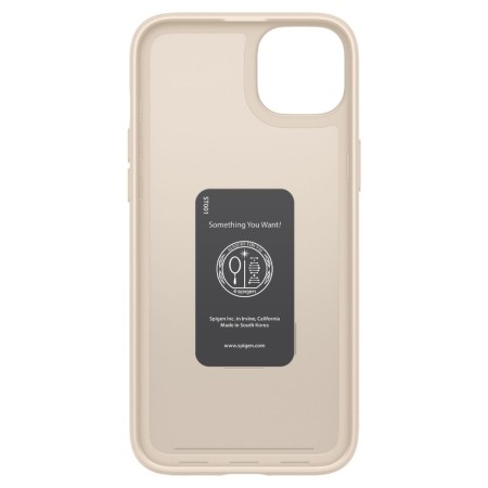 Husa pentru iPhone 14 - Spigen Thin Fit - Sand Beige