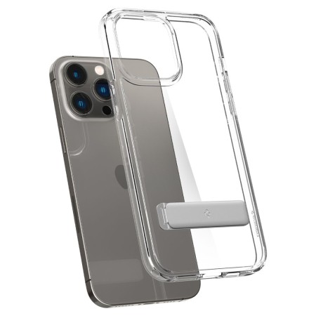 Husa pentru iPhone 14 Pro Max - Spigen Ultra Hybrid S - Crystal Clear