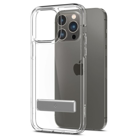 Husa pentru iPhone 14 Pro Max - Spigen Ultra Hybrid S - Crystal Clear