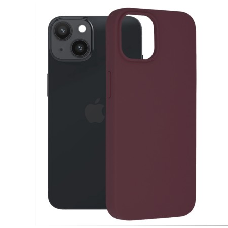 Husa pentru iPhone 14 - Techsuit Soft Edge Silicone - Plum Violet