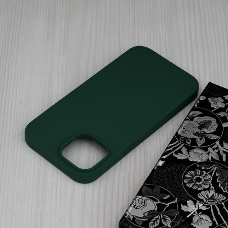 Husa pentru iPhone 14 - Techsuit Soft Edge Silicone - Dark Green