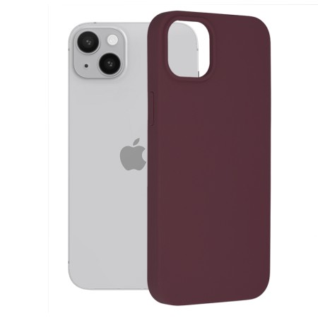 Husa pentru iPhone 14 Plus - Techsuit Soft Edge Silicone - Plum Violet