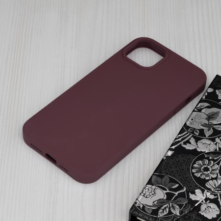 Husa pentru iPhone 14 Plus - Techsuit Soft Edge Silicone - Plum Violet