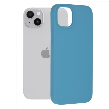 Husa pentru iPhone 14 Plus - Techsuit Soft Edge Silicone - Denim Blue