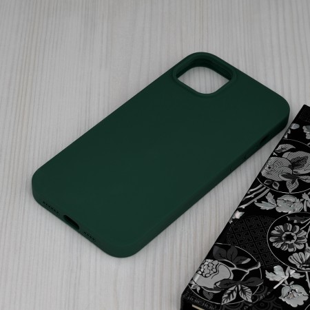 Husa pentru iPhone 14 Plus - Techsuit Soft Edge Silicone - Dark Green