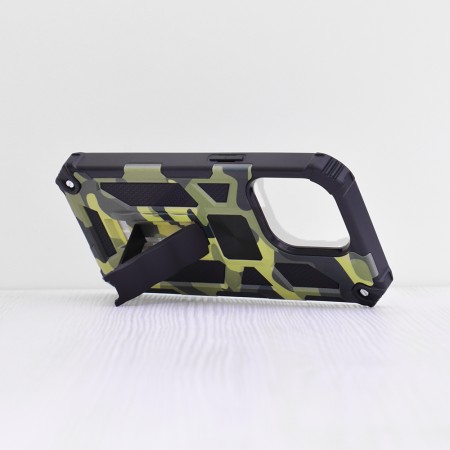 Husa pentru iPhone 14 Pro - Techsuit Blazor Series - Camo Lime