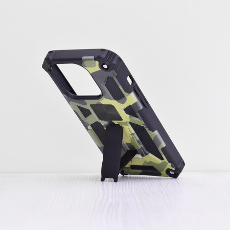 Husa pentru iPhone 14 Pro - Techsuit Blazor Series - Camo Lime