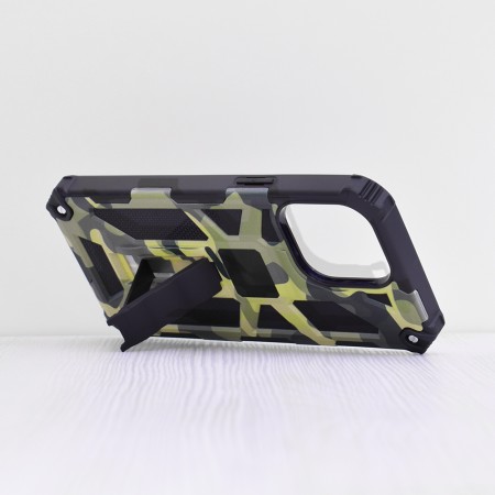 Husa pentru iPhone 14 Pro Max - Techsuit Blazor Series - Camo Lime