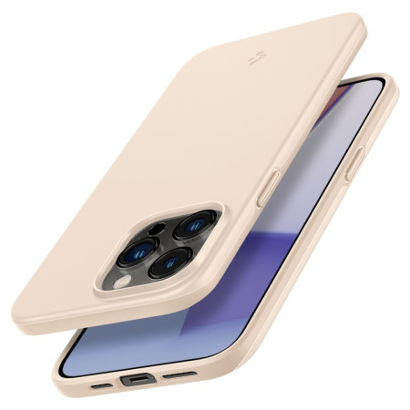 Husa pentru iPhone 14 Pro Spigen Thin Fit, Sand Beige