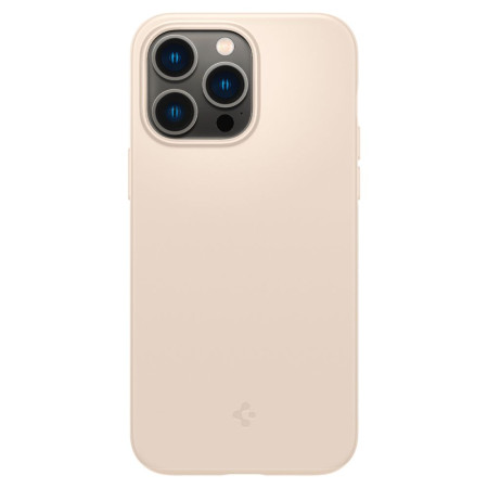 Husa pentru iPhone 14 Pro Spigen Thin Fit, Sand Beige