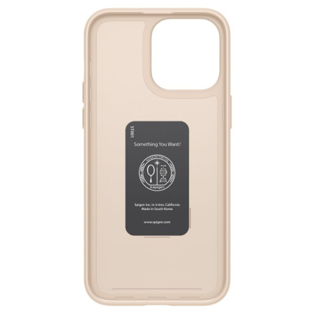 Husa pentru iPhone 14 Pro Spigen Thin Fit, Sand Beige