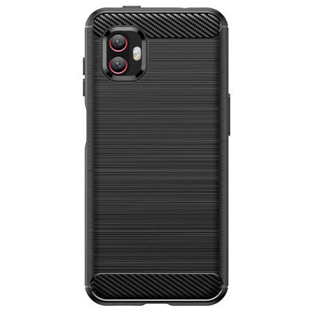 Husa Carbon compatibila Samsung Galaxy Xcover6 Pro, Tech Protect Anti-Soc, Negru