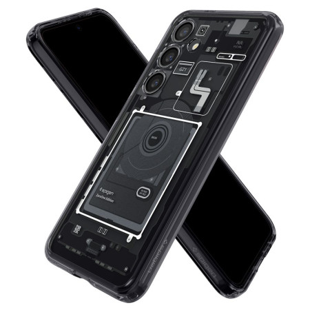 Husa pentru Samsung Galaxy S24, Spigen Ultra Hybrid Zero One, Matte Black