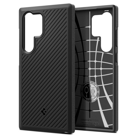 Husa pentru Samsung Galaxy S24 Ultra, Spigen Core Armor, Matte Black