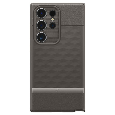 Husa pentru Samsung Galaxy S24 Ultra, Spigen Caseology Parallax, Ash Grey